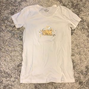 J. Crew gold and silver crab Collector’s Tee